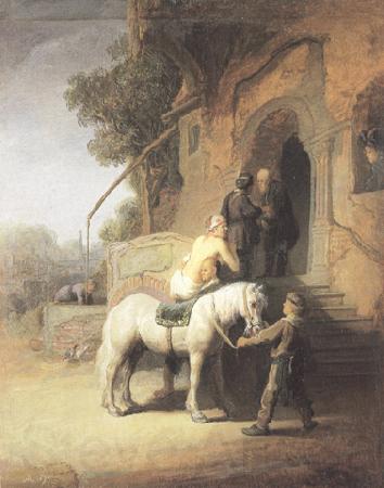 REMBRANDT Harmenszoon van Rijn The good Samaritan (mk33)